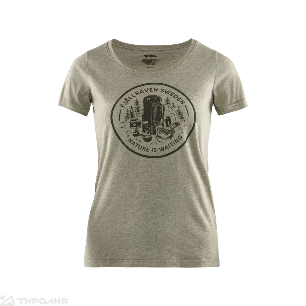 Футболка женская: Fjallraven Fikapaus T-shirt W