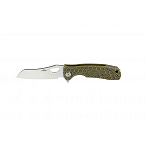 Нож Honey Badger: Wharnclever M с зелёной  рукоятью (HB1040)