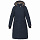 Пальто пуховое женское: Bask Hatanga V4 — Синий тмн
