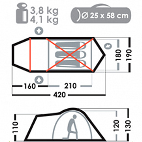 Палатка Normal: Трубадур 3