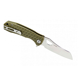 Нож Honey Badger: Wharnclever M с зелёной  рукоятью (HB1040)