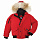 Куртка пуховая детская: Canada Goose Rundle Bomber — Red